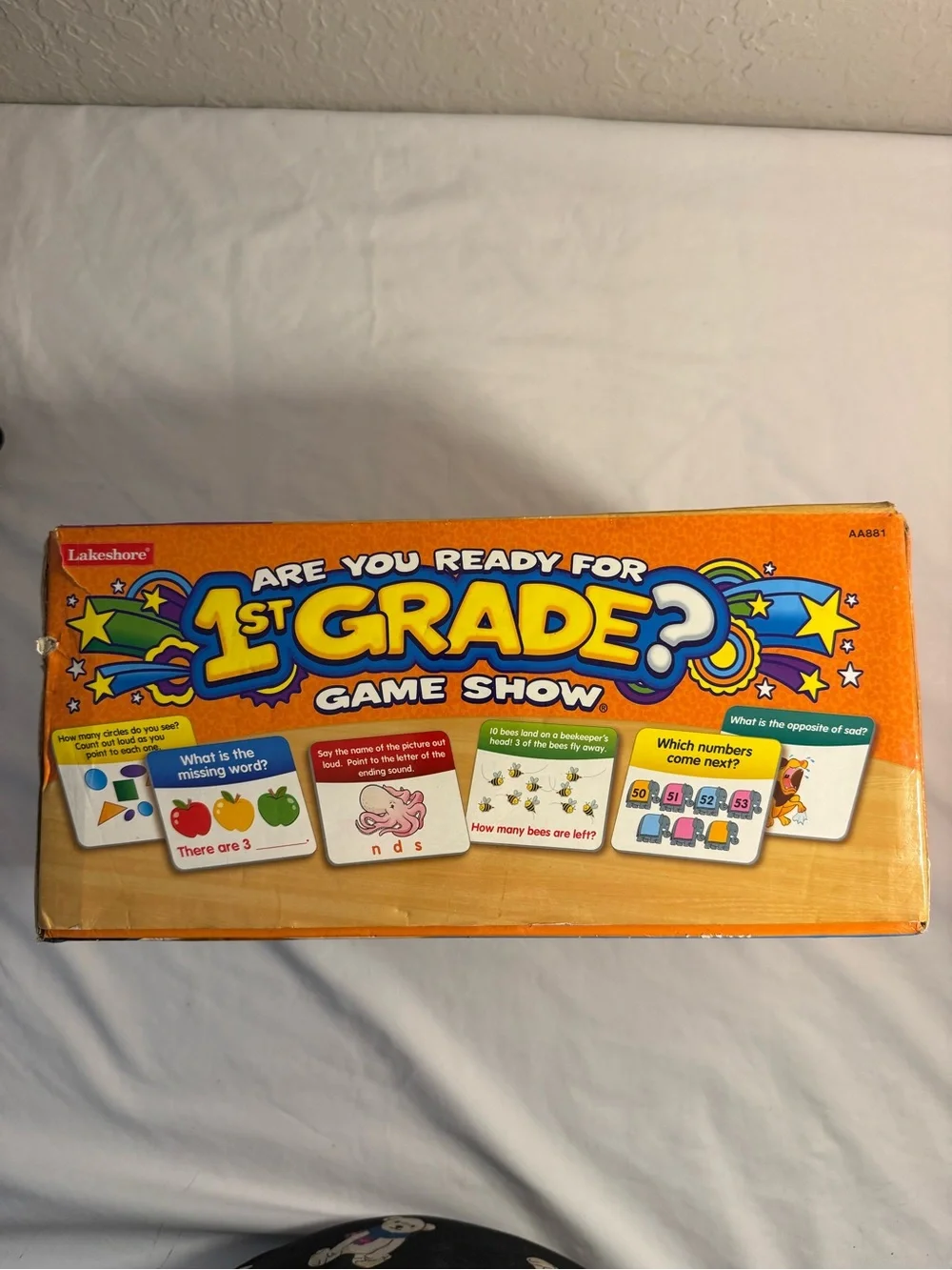 Lakeshore Are You Ready for 1st Grade? Game Show - Orange Educational Toy